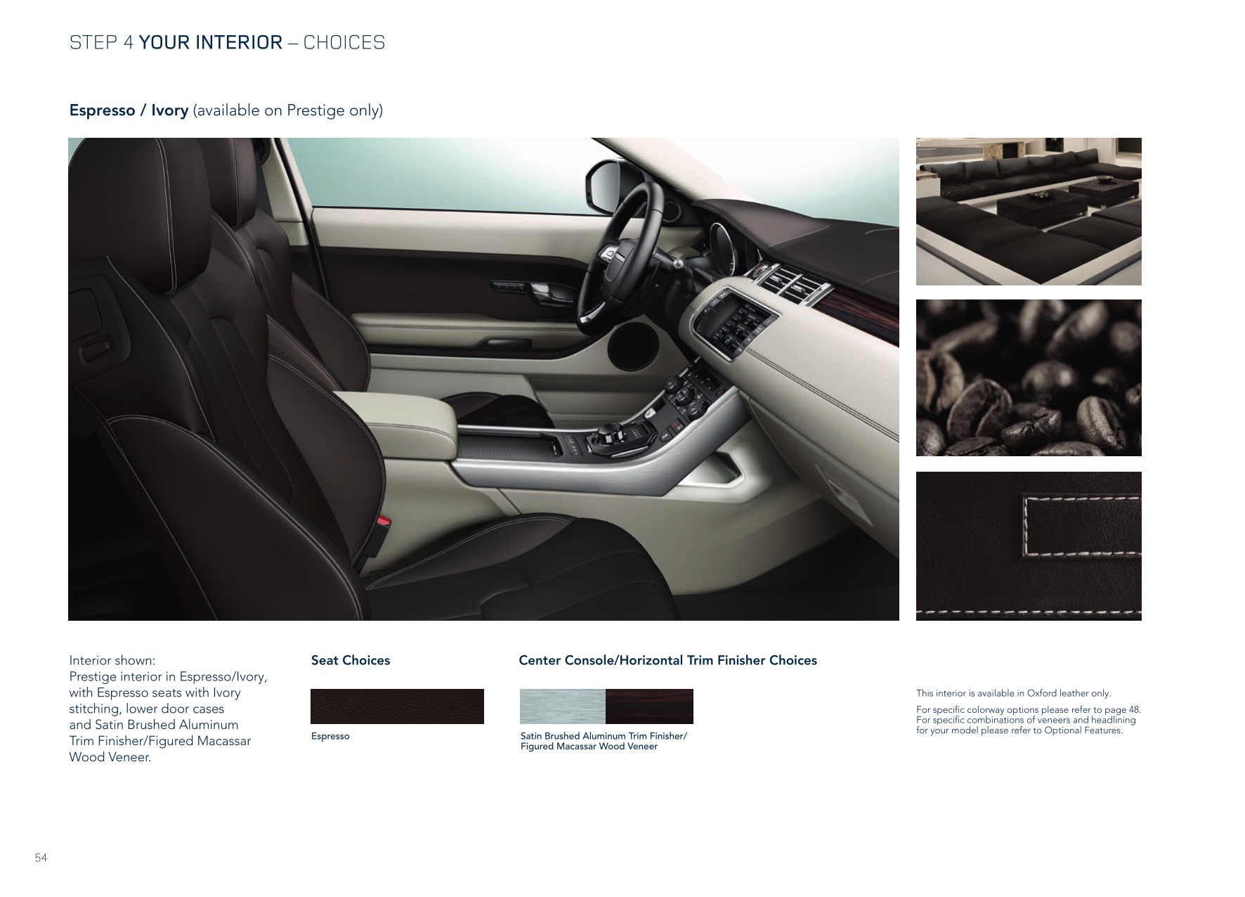 2014 Land Rover Evoque Brochure Page 54